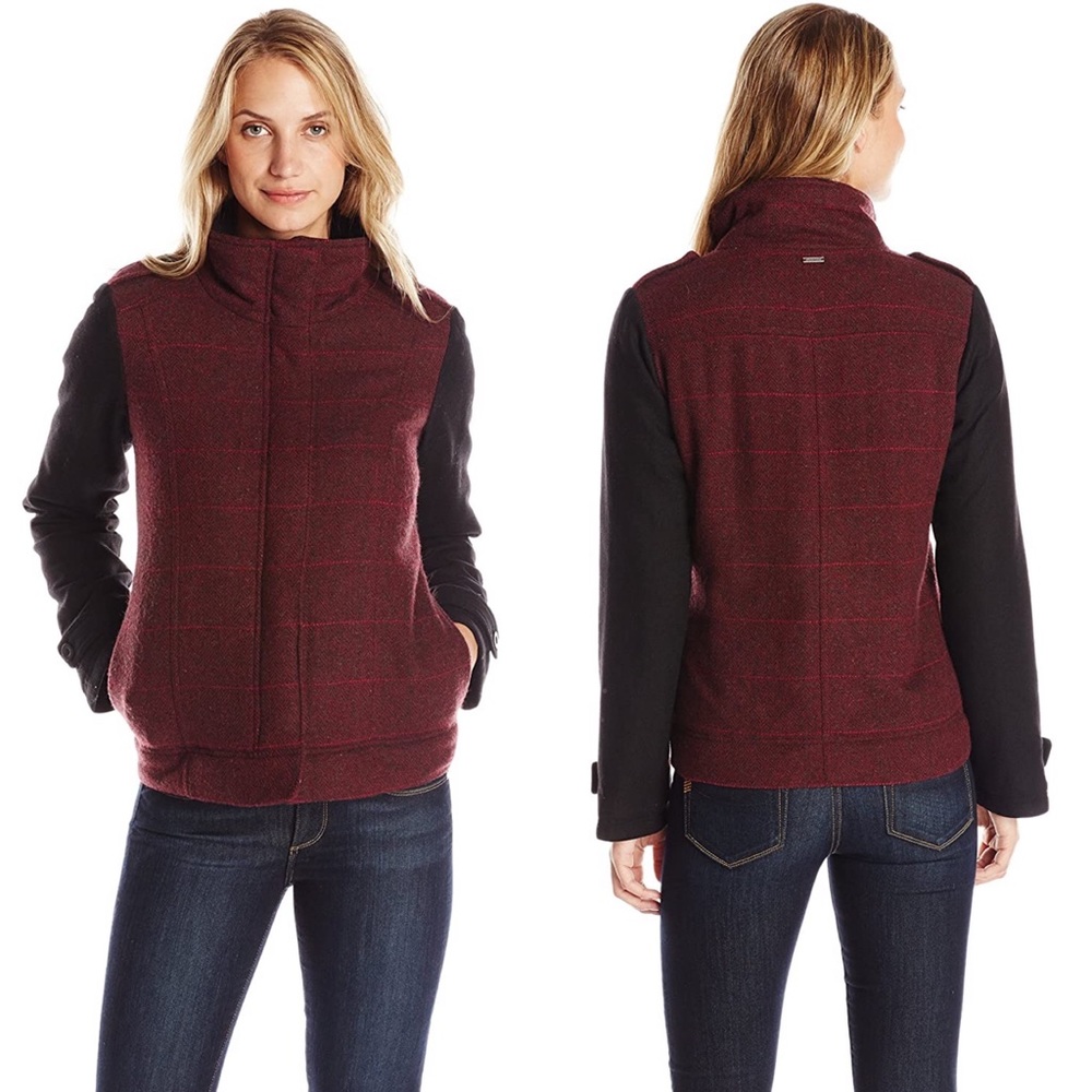 Prana convertible quilted wool Caprise jacket - Picture 2 of 16
